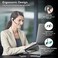 iDIGMALL Latest Bluetooth 5.3 Headset w/ CVC8.0 Noise Cancel Mic Boom, Open-Ear Air Conduction Wireless Stereo Headphones, All Day Comfortable Fit for Office Riding Driving Running Student Learning