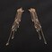 Denifery Shining Stars Tassel Earrings Hanging Exquisite Earrings,for Women and Girls