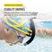أنبوب تنفس للسباحة من FINIS Stability - طقم أنبوب تنفس عالي الجودة يُثبّت في المنتصف للسباحة والتدريب - معدات غطس قابلة للتعديل، وشكل ديناميكي، وفوهة من السيليكون