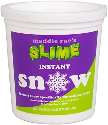 SCS Direct Maddie Rae's Instant Snow XL Pack- Makes 5 GALLONS of Fake Artificial Snow-Best Powder for Cloud Slime, Made in USA - Kid Safe, Non-Toxic, School Project DIY ArtCraft, Holiday Gift