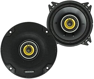 Kicker 46CSC44 Car Audio 4" Coaxial Full Range Stereo Speakers Pair 4 Ohm CSC4