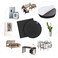 Yelanon Non Slip Furniture Pads - 36 Pcs 1'' Grippers, Self Adhesive Rubber Feet, Anti Slide Hardwood Floor Protector for Legs, Stoppers