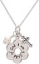 Precious Pieces Girl's Sterling Silver"I Am a Child of God" Daisy Necklace Religious Baptism and First Communion Gift for Girls