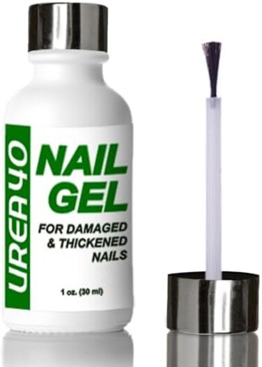 Scientific Solutions Global UREA Nail Gel 1 Oz 40% Hard Nail Softener Quick Drying Anti Fungal For Soft And Brittle Free Nails For FingernailsToenails Superior To Creams Easy Brush Applicator Quick Dr