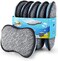 SCRUBIT Multi-Purpose Scrub Sponges for Kitchen by Scrub- it - Non-Scratch Microfiber Sponge Along with Heavy Duty Scouring Power - Effortless Cleaning of Dishes, Pots and Pans All at Once (6 Pack, Sm