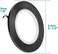 cridoz 10 Rolls 1/8 Pinstripe Tape Dry Erase Board Tape Whiteboard Thin Tape Lines Pinstriping Graphic Chart Line Grid Marking Tape, 108 Feet Per Roll