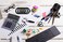 cridoz 10 Rolls 1/8 Pinstripe Tape Dry Erase Board Tape Whiteboard Thin Tape Lines Pinstriping Graphic Chart Line Grid Marking Tape, 108 Feet Per Roll