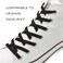 VSUDO Flat Double Layer Shoe Laces for Sneakers, Thick Flat Sneakers Shoelaces