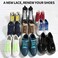 VSUDO Flat Double Layer Shoe Laces for Sneakers, Thick Flat Sneakers Shoelaces