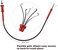 Housolution Grabber Tool Magnetic Four-claw Picker, Bendable Hose Reacher Pickup Sweeper with LED Lights, Flexible Long Handy Reaching Assist Tool for Litter Pick/Home Sink/Drain - Red