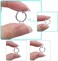 Jdesun 12 Pieces Clip-on Earring Converter Components with Post and 12 Pieces Silicone Earring Pads for None Pierced Ears, 2 Colors