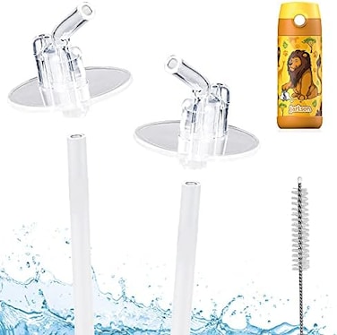 Jarlson Replacement Straw, Brush for 350ml Stainless Steel Bottle (Pack of 2