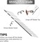 Gebildet ARTGEAR 5pcs Professional Stainless Steel Cutter Knife / 9mm Snap Off Blades / 30 Degree Foil Knife/Utility Knife/Graphic Knife/Great for Foils, Wallpaper, Crafts, Cartons