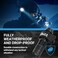 Life Mounts - LED ARC Rail Light - 1000 Feet Illumination - Military and Airsoft Flashlight with Multi-Modes and Full 360 Rotation - Weatherproof and Shock-Proof - Easily Detaches for Hand-Held Use