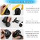 OwnMy 50mm x 18mm Set of 4 Luggage Suitcase Replacement Wheels, Rubber Swivel Caster Wheels Bearings Repair Kits (Black