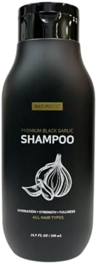 Naturepop Black Garlic Hair Loss Shampoo - Prevents Hair loss, Stimulates growth - Sulfate Free Paraben Free - Ajo Negro Shampoo para la caida del cabello 16.9 fl oz/ 500 mL Made in Korea