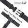 Vigorport Luggage Straps,Two Add a Bag Suitcase Strap Belt,Adjustable Travel Attachment Accessories for Connect Your Three Luggage Together - 2 pack(Black