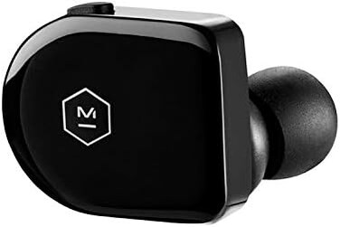 MASTER &amp; DYNAMIC MasterDynamic MW07 True Wireless Earphones - Bluetooth Enabled Noise Isolating Earbuds - Lightweight Quality Earbuds for Music, Piano Black (MW07PB