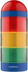KADAMS Time Tracker Visual Timer with Audio Alarm and Pause Function, 24hr Countdown Clock, Volume Control, Stoplight Traffic Light, No Loud Ticking, Management Tool for Classroom Teachers Kids Adults