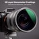 K&amp;F Concept KF Concept 62 mm Circular Polarizers Filter, Ultra Slim Circular Polarizer Filter HD 28 Layer Super Multi-Coated, Waterproof Scratch Resistant CPL Lens Filter for Camera Lens (Nano-X Serie