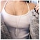 Yalice (Silver- Feather Pendant Necklace Chain Long Leaf Necklaces Jewellery for Women and Girls (Silver