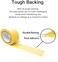APT Advanced Polymer Tape Multi Color Marking Premium Safety Marking and Dance Floor Splicing 6 mil Thick (1 Roll, Black