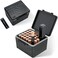 JJC 28 Slots AA Double A Battery Case Holder with Removable Battery Tester, Water-ResistantShockproof AA Battery Storage Box
