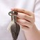 Nabob Leather Rustic Leather Mouse Coin Purse Change Pouch Holder Cute Design YKK Zipper Handmade By, Rustic Brown, Classic