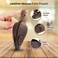Nabob Leather Rustic Leather Mouse Coin Purse Change Pouch Holder Cute Design YKK Zipper Handmade By, Rustic Brown, Classic