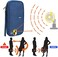 jiemei RFID Family Passport Wallet Holder Waterproof, Travel Document Organizer Credit Card Clutch Bag for Men Women