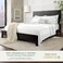 Pure Bamboo King Bed Sheet Set, Genuine 100% Organic Viscose Derived from Bamboo, Luxuriously SoftCooling, Double Stitching, Lifetime Quality Promise (King, White
