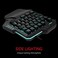 RedThunder G92 One-Handed Gaming Keyboard RGB Backlit Portable Mini Gaming Keypad Ergonomic Game Controller for PC PS4 Xbox Gamer
