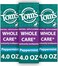 Tom's of Maine Whole Care Natural Toothpaste with Fluoride, Peppermint, 4 oz. 3-Pack (Packaging May Vary
