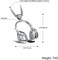 Zed ShadoWw Apopo Fashion Stainless Steel Headphone Pendant Necklace for Men