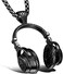 Zed ShadoWw Apopo Fashion Stainless Steel Headphone Pendant Necklace for Men