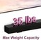 حامل جداري أسود من ECLINK متوافق مع مكبرات الصوت Bose WB-300 Sound Touch 300 و Soundbar 500 و Soundbar 700 و Soundbar 900