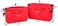 Vercord Canvas Handbag (Red, Large