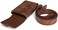 GEAR RAVE Steampunk Hiking Waist Bag Dark Brown Women's Multifunction Fashion Trumpet Postman Messenger Bag Men Belt Bag Mobile Phone Outdoor Bag (Brown
