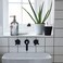JASAI 18 Oz Vertical Stripes Kitchen Soap Dispenser with 304 Rust Proof Stainless Steel Pump, Refillable Liquid Soap Dispenser for Bathroom, Kitchen, Hand Soap, Dish Soap (Clear Grey