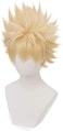 Yamia ZGNGLIZ (Katsuki Bakugou- Anime Cosplay Wig for My Hero Academia Katsuki Bakugou Synthetic Wig with Free Wig Cap, Blonde