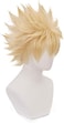Yamia ZGNGLIZ (Katsuki Bakugou- Anime Cosplay Wig for My Hero Academia Katsuki Bakugou Synthetic Wig with Free Wig Cap, Blonde