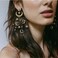 ACC PLANET Star Moon Earrings for Women Made Swarovski Crystal Gold Plated Crescent Moon Cubic Zirconia Stars Drop Dangle Earrings Vintage Statement Jewelry Gifts