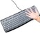 Masino Silicone Keyboard Cover for Logitech K120MK120 Ergonomic Desktop USB Wired Keyboard Ultra Thin Protective Skin (for Logitech MK120 K120, Clear