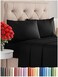 CGK Unlimited Queen Size Sheet Set - BreathableCooling Sheets - Hotel Luxury Bed Sheets - Extra Soft - Deep Pockets - Easy Fit - 4 Piece Set - Wrinkle Free - Comfy - Black Bed Sheets - Queens Sheets &ndash;