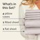 CGK Unlimited Cal King 6 Piece Sheet Set - BreathableCooling Bed Sheets - Hotel Luxury Bed Sheets for Women, Men, KidsTeens - Deep Pockets - Easy Fit - SoftWrinkle Free - Cal King Light Grey Sheets