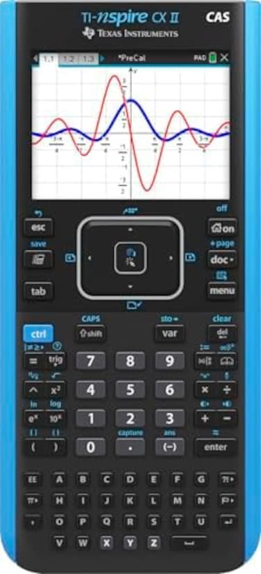Texas Instruments TI-Nspire CX II CAS Color Graphing Calculator with Student Software (PC/Mac