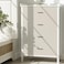 TANONE Cream Linen Wallpaper PVC Self-Adhesive Peel and Stick DIY Wallpaper Faux Imitation Cloth Vinyl Film Wall Sticker Solid Color Decorate Furniture Bedroom (15.8 in X 118 in