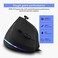 Attoe Vertical Mouse Ergonomic USB Wired Vertical Mouse with [5 D Rocker] [10000 DPI] [11 Programmable Buttons] RGB Gaming Mouse for Gamer/PC/Laptop/Computer
