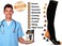 Physix Gear Sport Physix Gear Men's Compression Stockings, Compression Stockings, Women's High Compression Stockings for Travel Plane Pregnant Maternity Compression Cuff Leg Compression Stockings