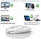 JETTA Wireless Mouse for MacBook Pro MacBook Air MacBook Laptop Mac iMac Desktop Computer Chromebook Win7/8/10/11 PC HP Dell Laptop (WHITE 2